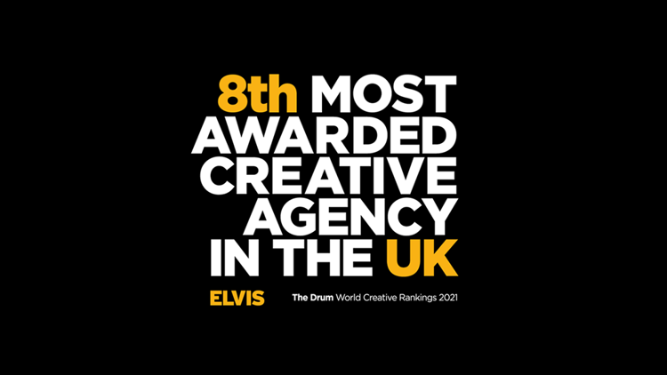 elvis the 8th Most Successful UK Agency in Global Creative Rankings